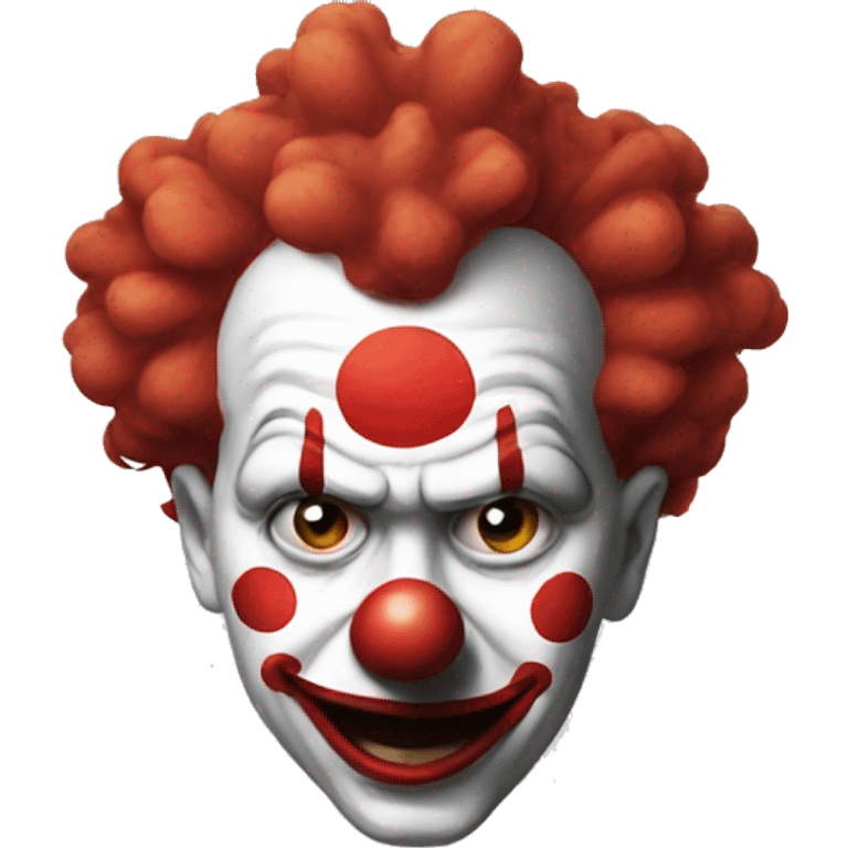 Clown mind blown emoji