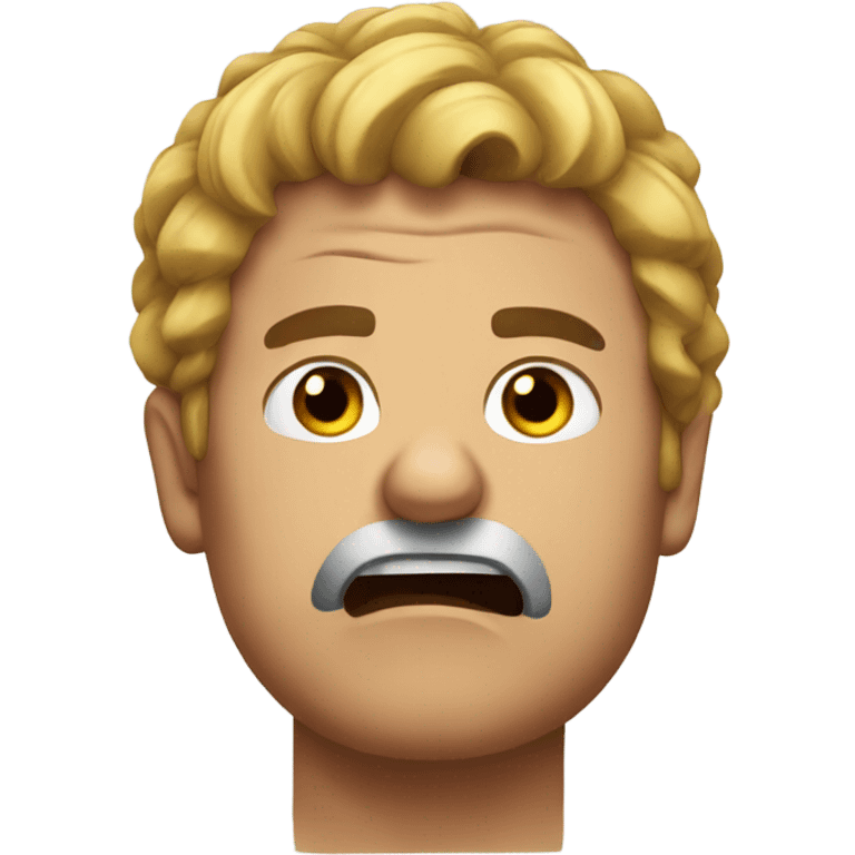 Scared Roman emoji