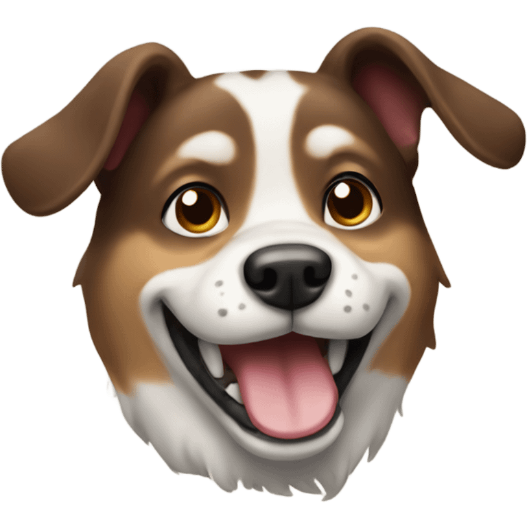 Dog happy  emoji