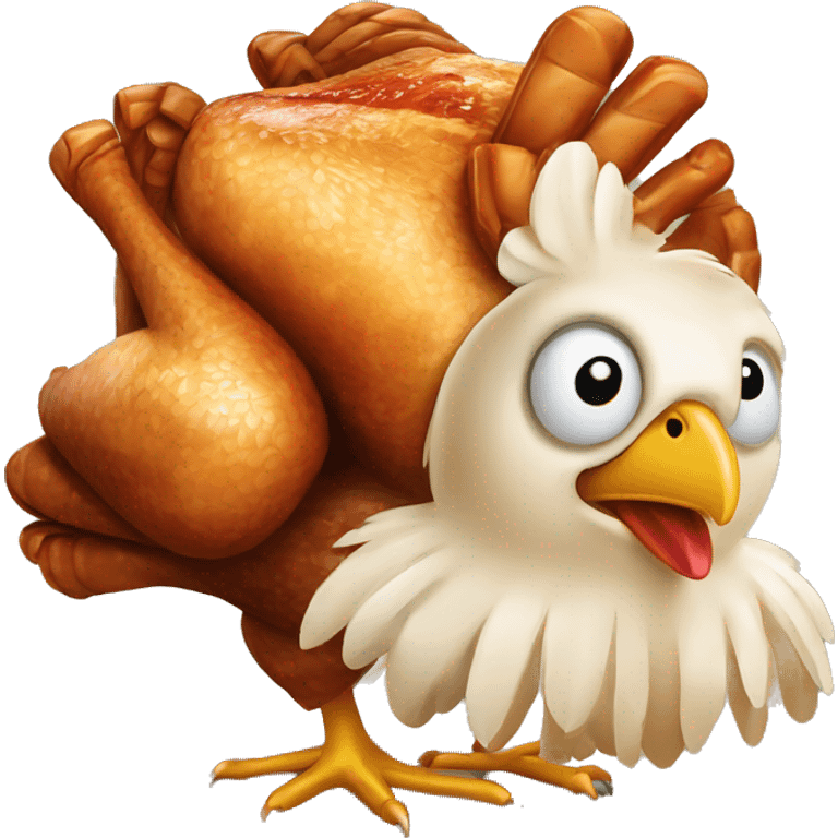 rotisserie chicken emoji