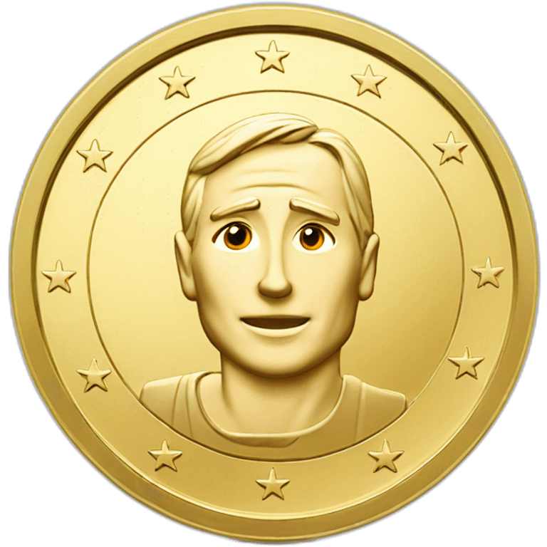 one euro coin emoji