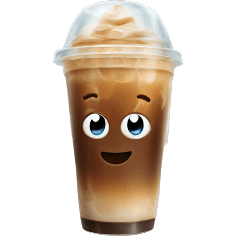 Iced coffee emoji