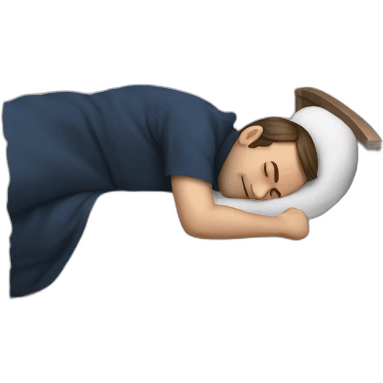 Emanuel Macron sleeping emoji