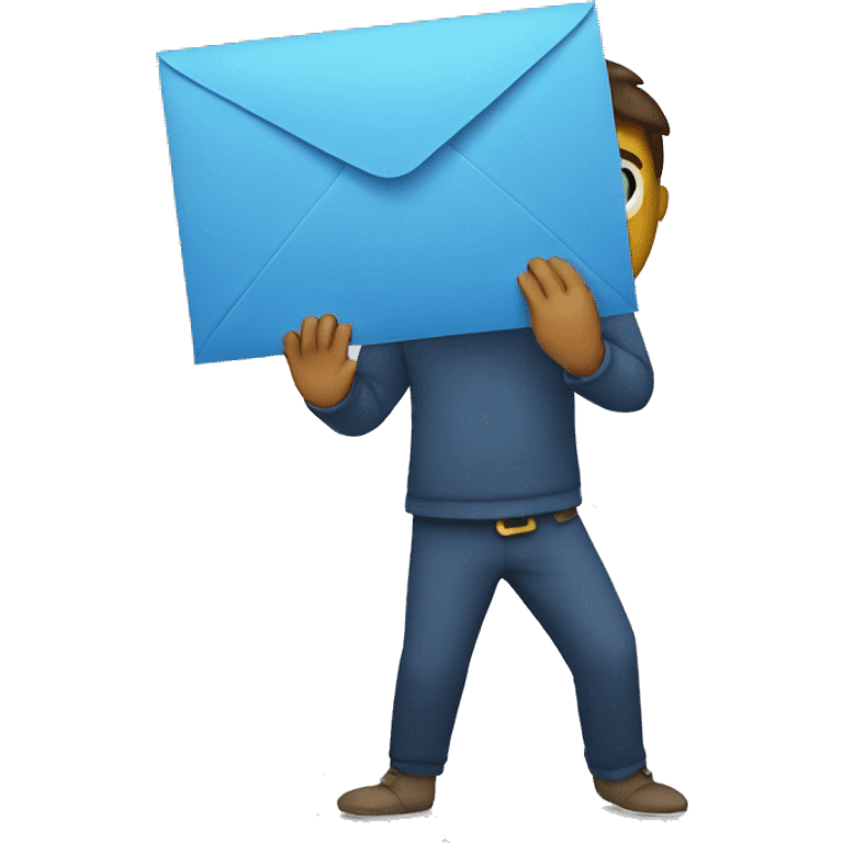 person holding envelope emoji