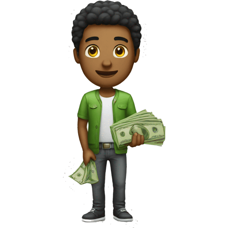 GUY WITHMONEY emoji