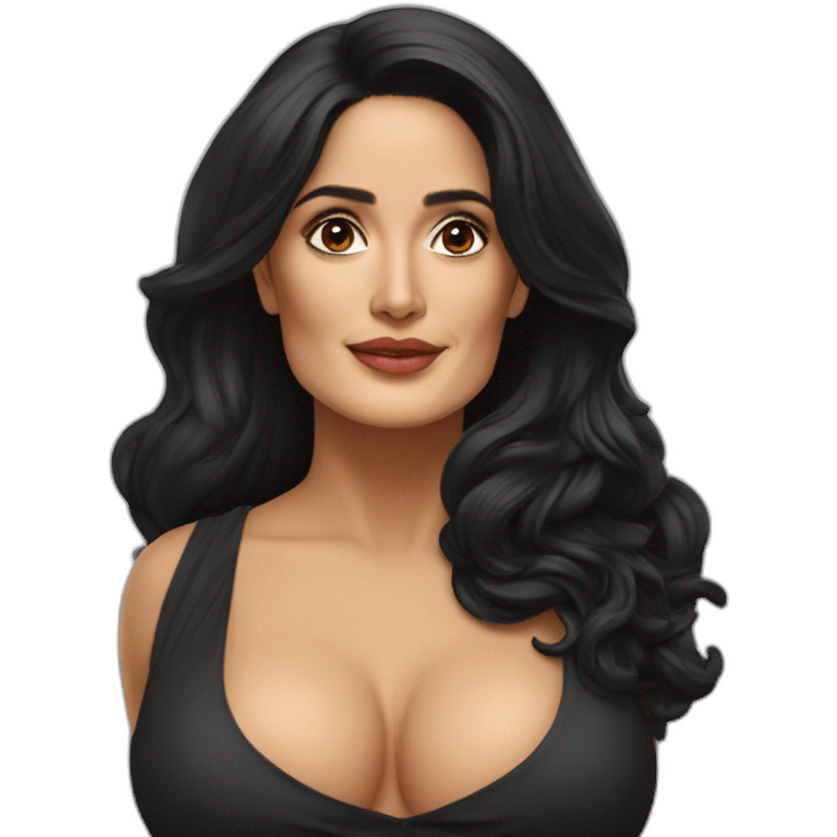 Salma hayek perfect bust emoji