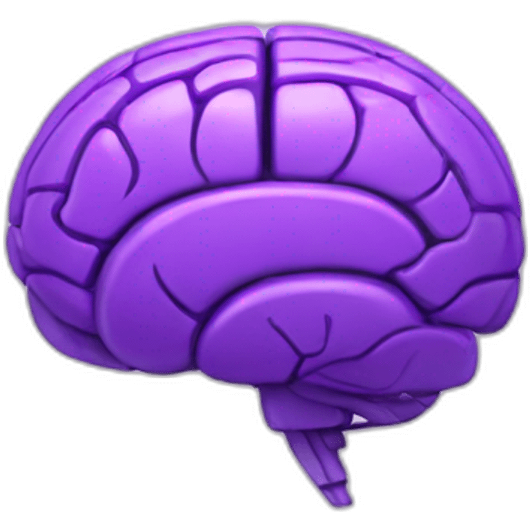 purple robot brain emoji