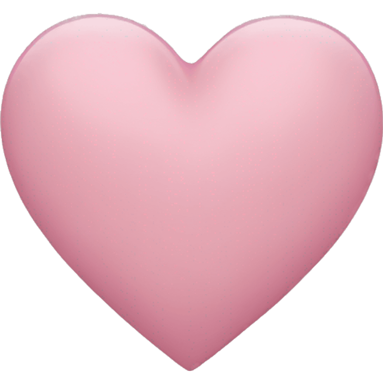 Light pink heart emoji