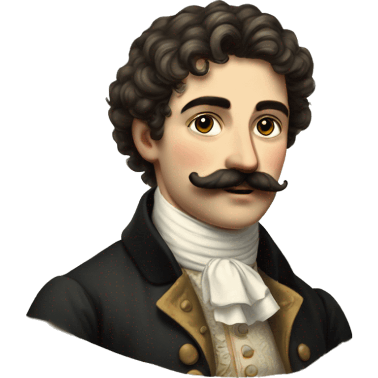 guy 20 years old italian with moustache 19th century  emoji