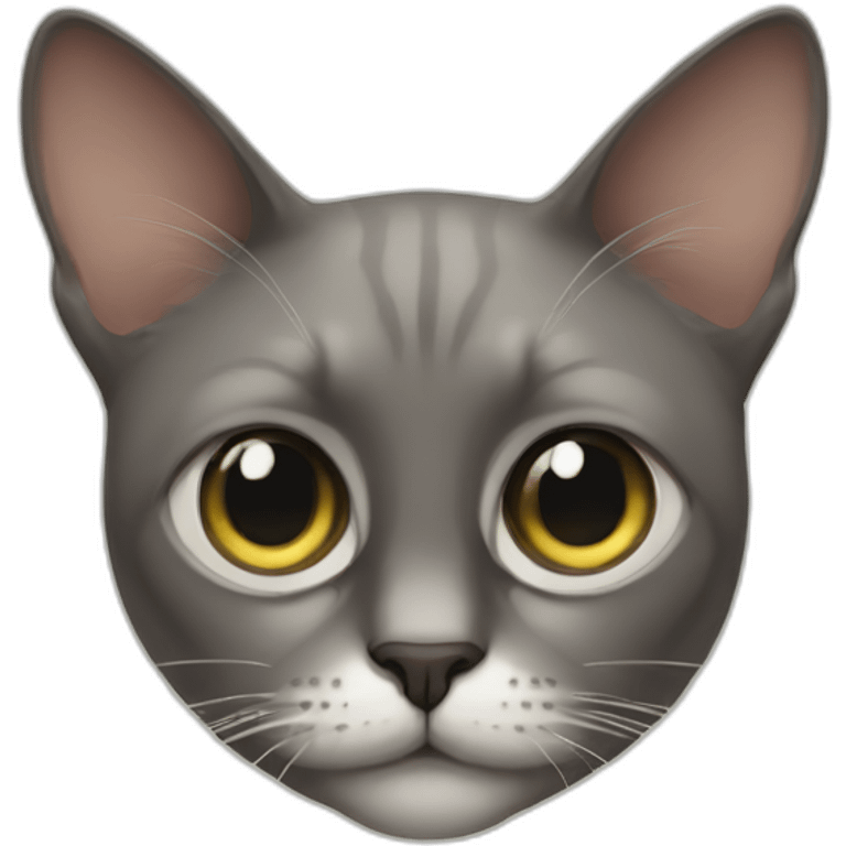 a 5 eye cat emoji