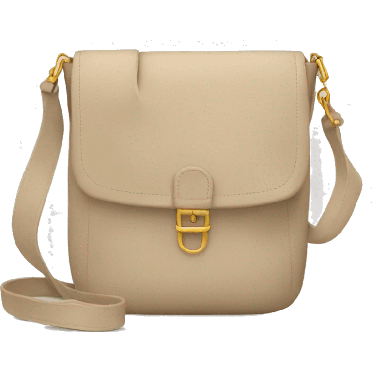 Beige sling bag emoji