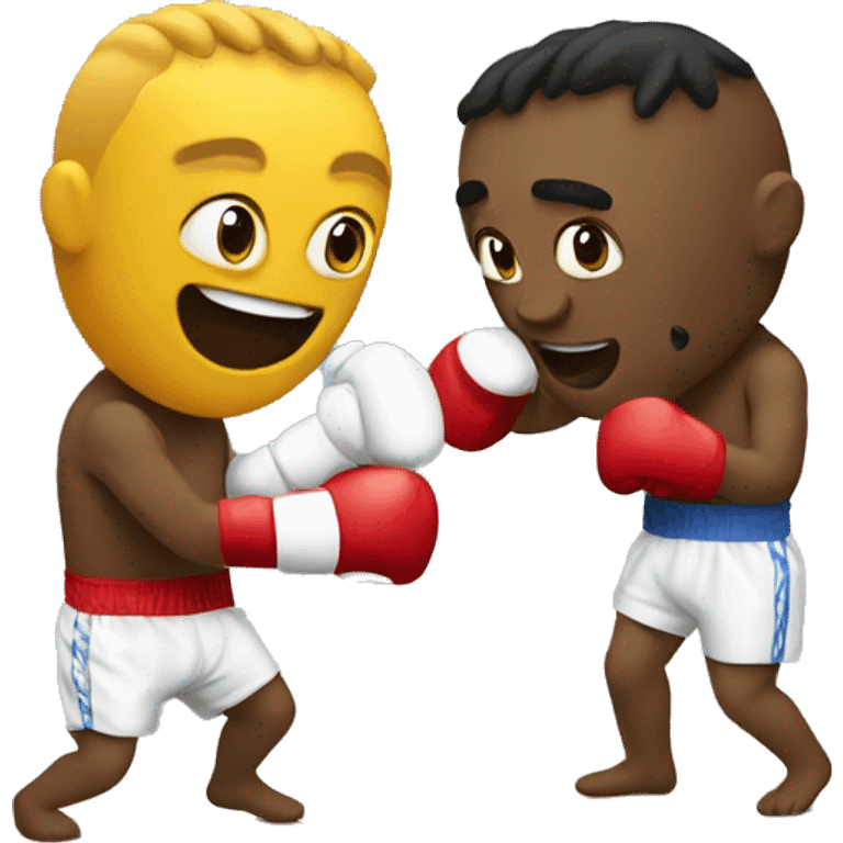 paint and boxing emoji