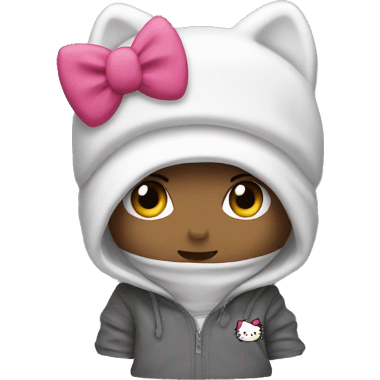 hood hello kitty emoji