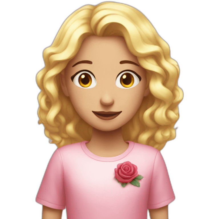 Corazon rosa emoji