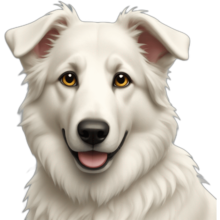 White swisse shepherd emoji