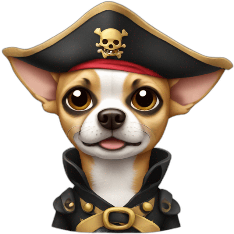 Chihuahua pirate emoji