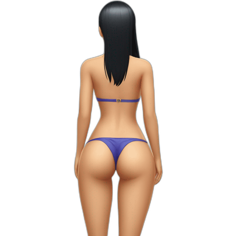 nico robin full body pawg extreme micro bikini back focus emoji