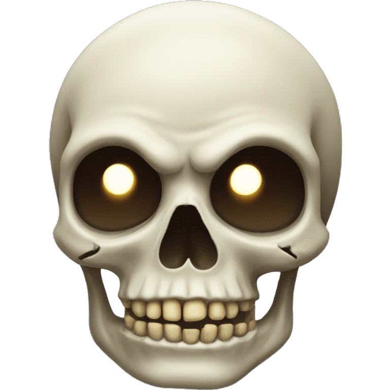 extra cursed skull emoji