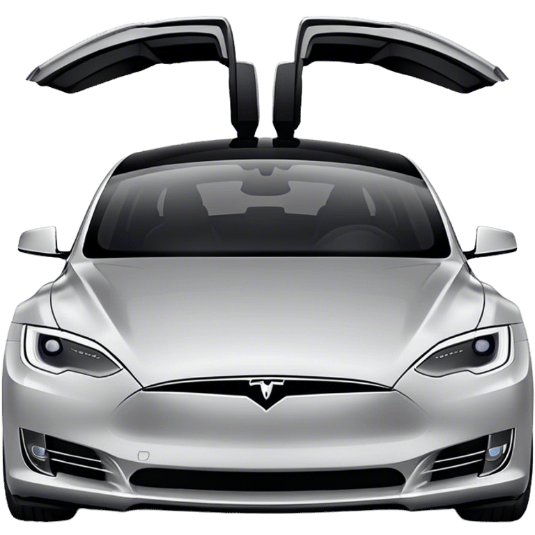 Tesla Model S - Tesla (Model Year: 2022) (Iconic colour: Silver) emoji