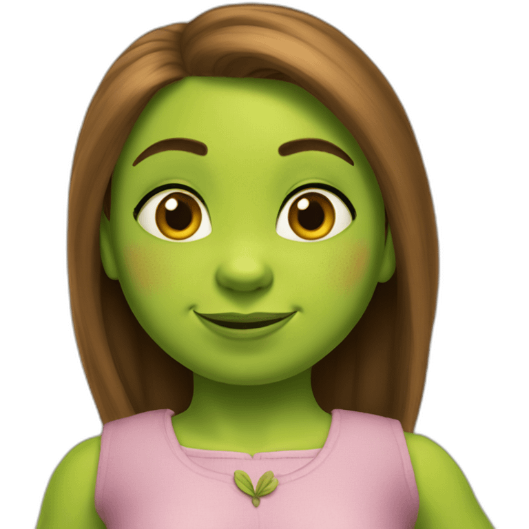 Fiona and Shrek emoji