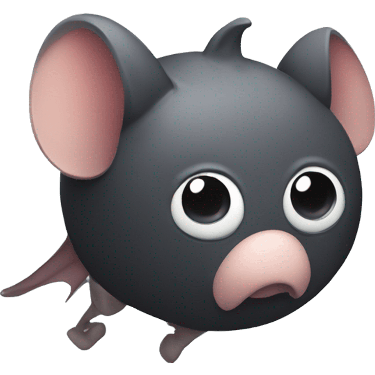 Instagram logo avec une chauve-souris  emoji