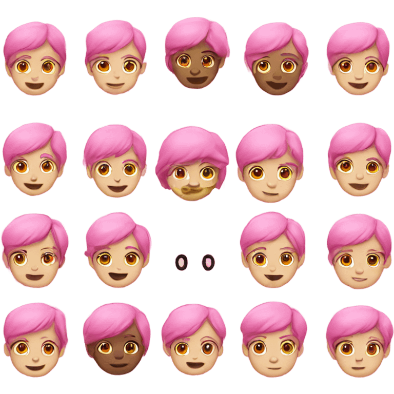 pink emojis  emoji