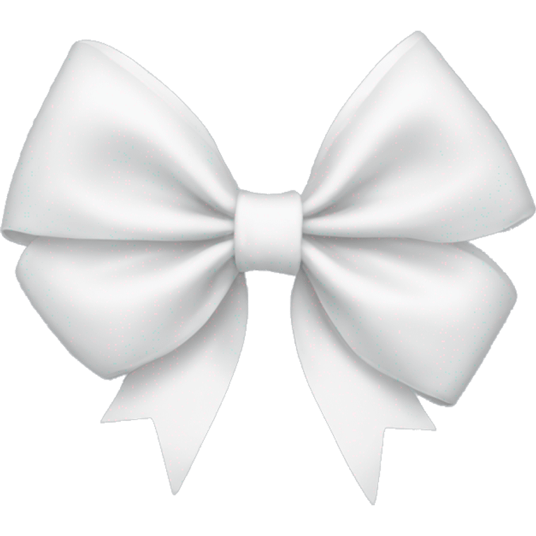 white bow emoji