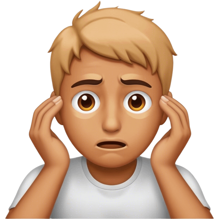 Stressed  emoji