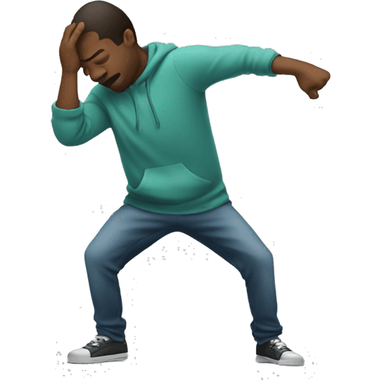 Person dabbing emoji