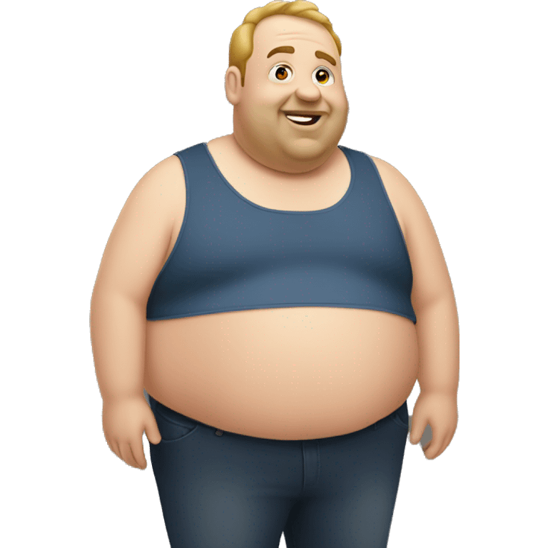 fat man emoji