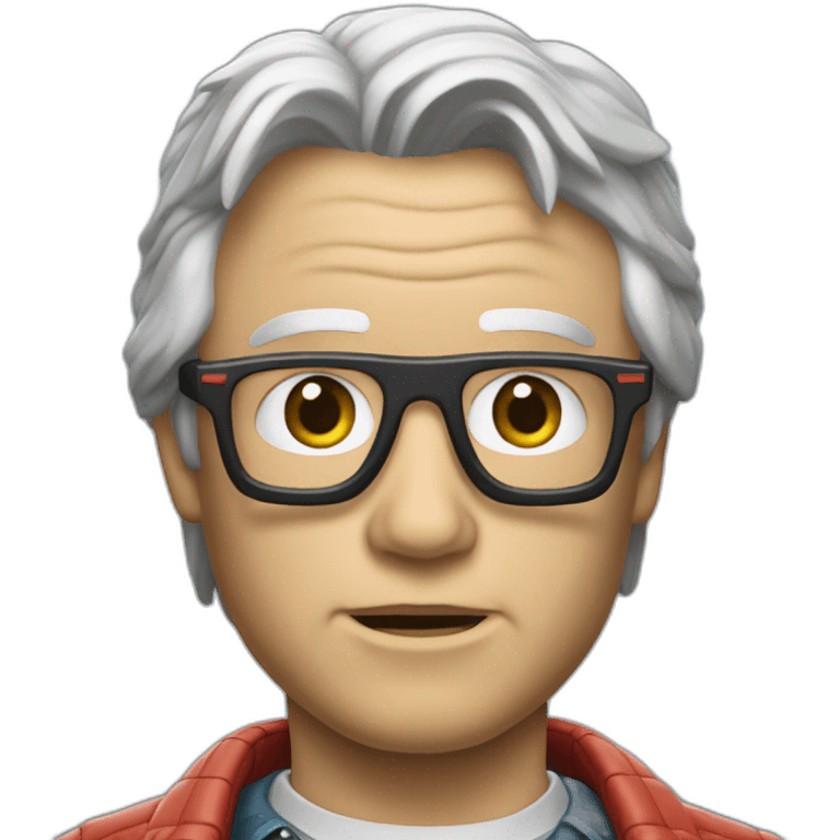 Marty mcfly back to the future emoji