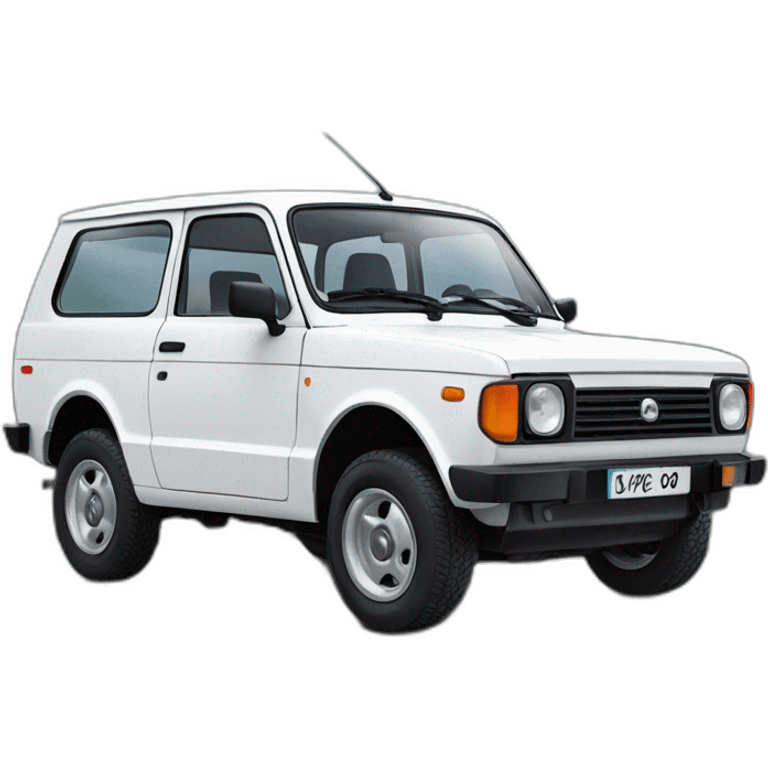 Lada niva white emoji