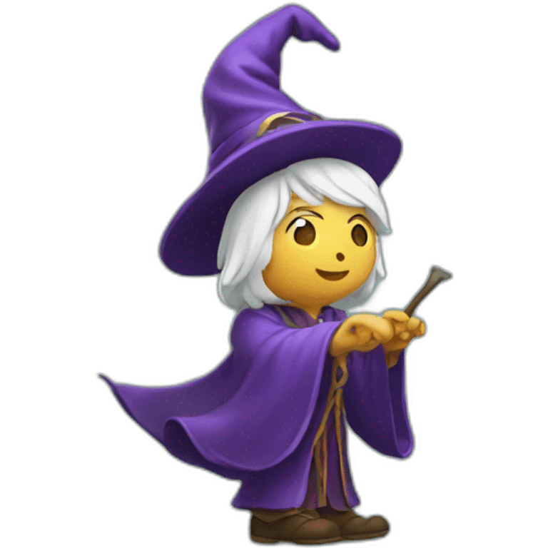 wizard casting spell emoji