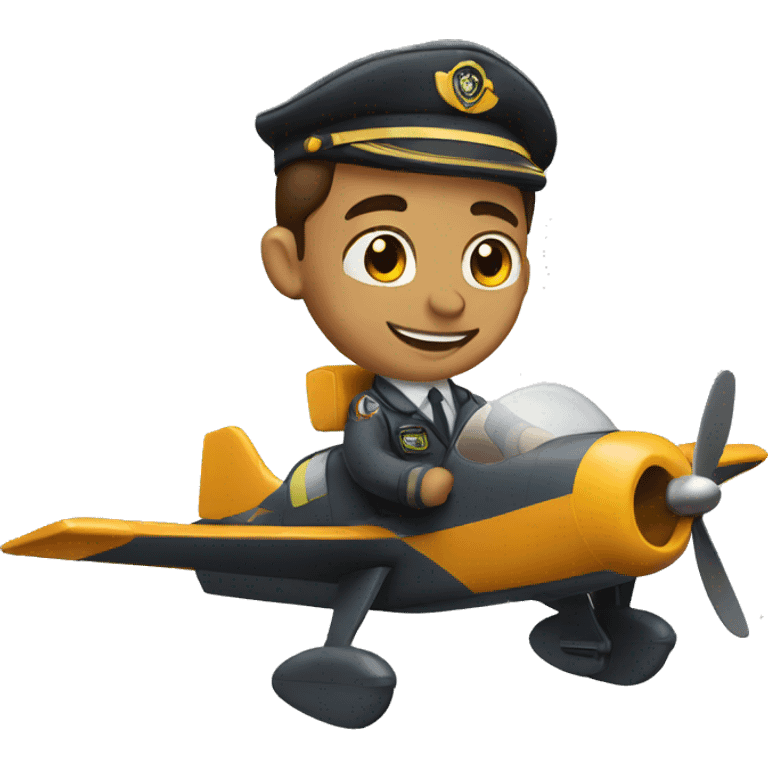 Pilot’s first flight  emoji