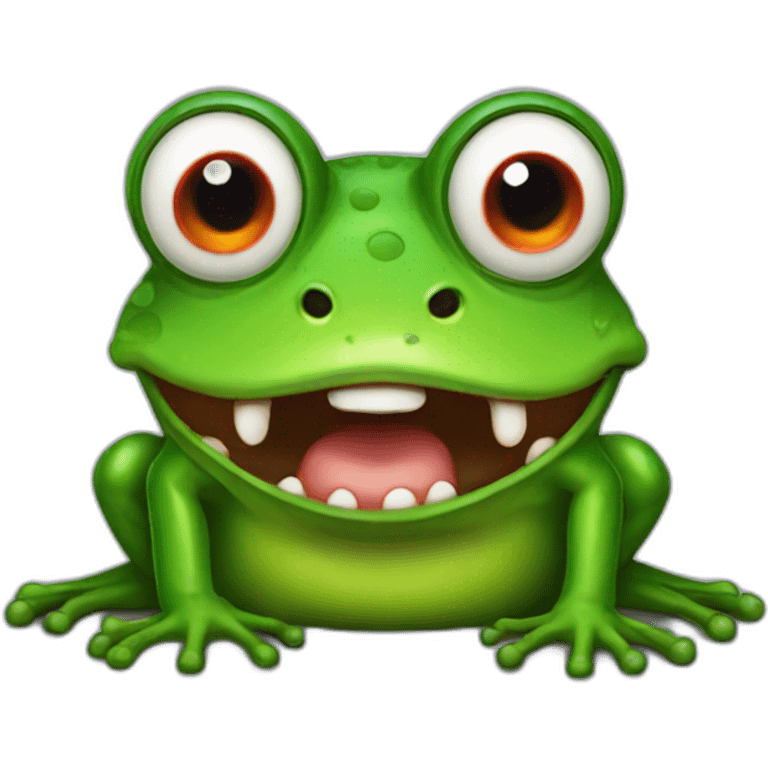 Demon frog emoji