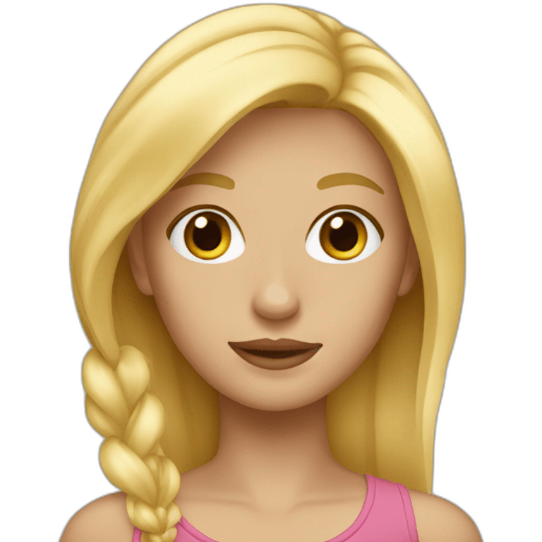 blonde girl emoji