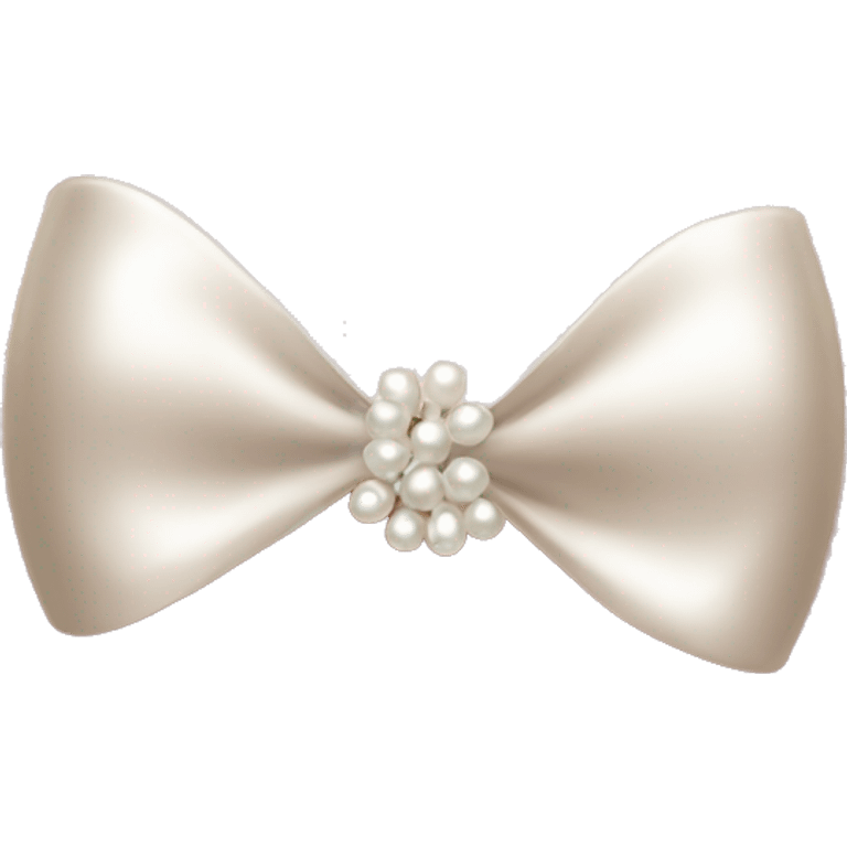 Bow with pearl emoji