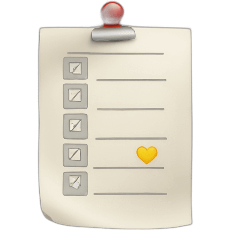 checklist emoji