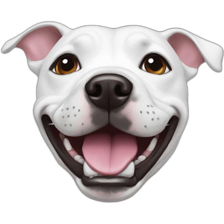 happy staffie emoji