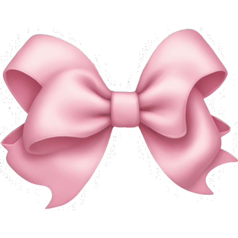 baby pink bow emoji