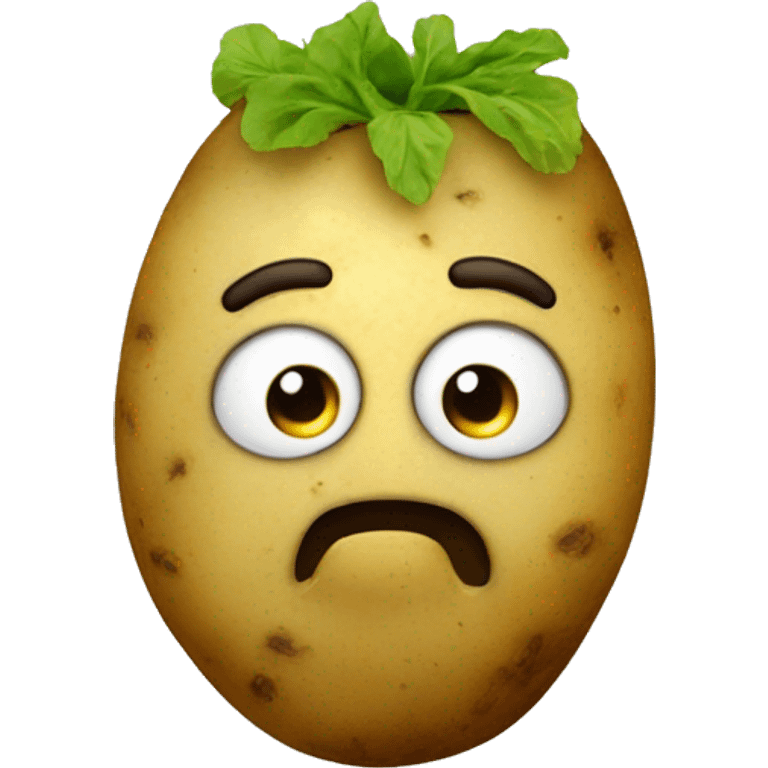 Potatoes anthropomorphized emoji