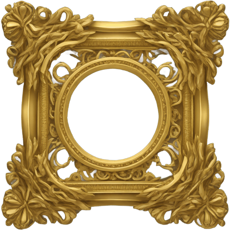 gold frame emoji