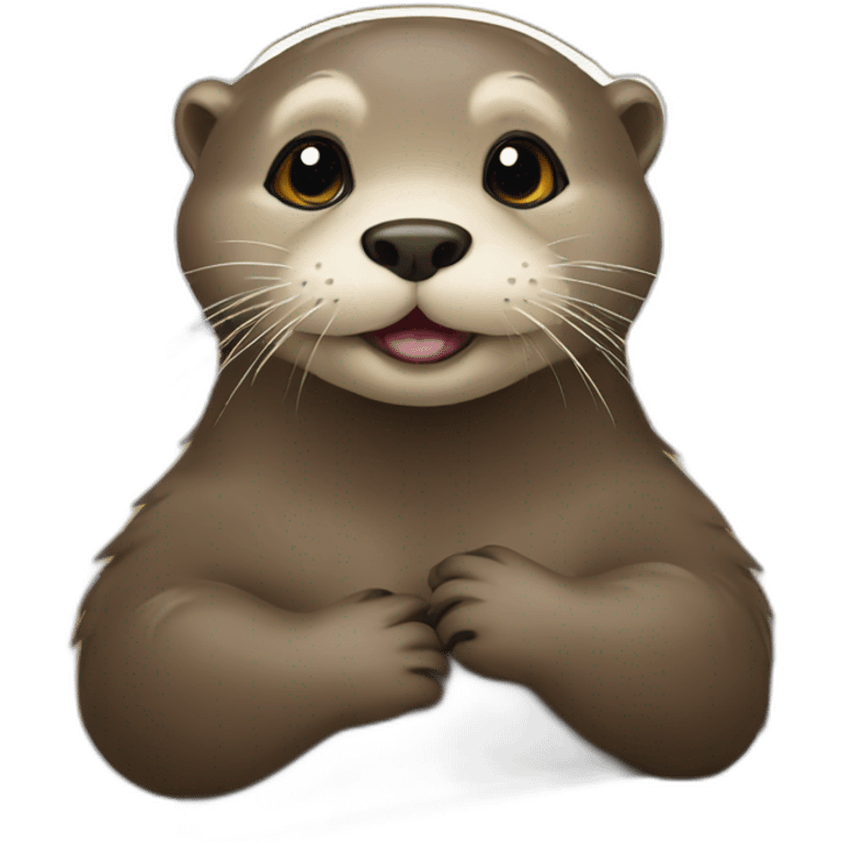 Otter in the subway emoji