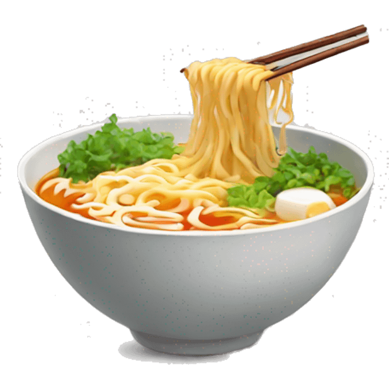 bowl of ramen rocket emoji