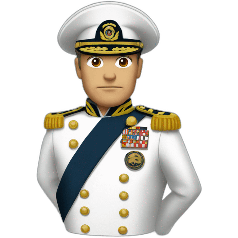 Admiral uniform emoji