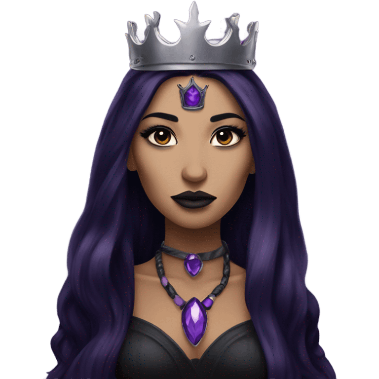 raven queen from mattel ever after high emoji