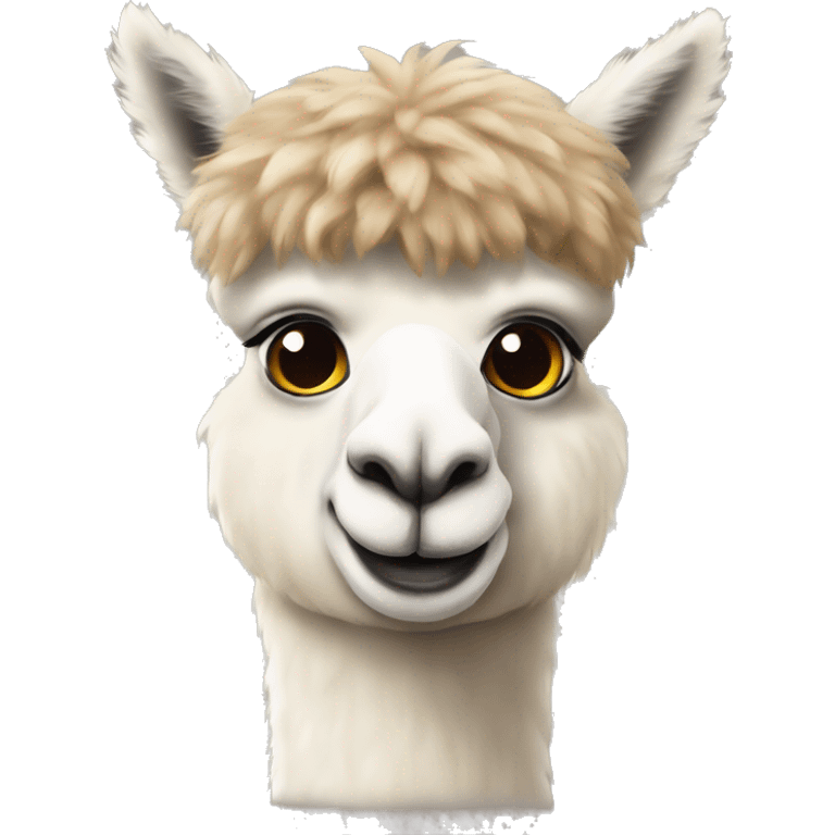 Alpaca with German flap emoji