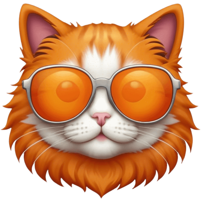 Cat wearing sunglasses emoji