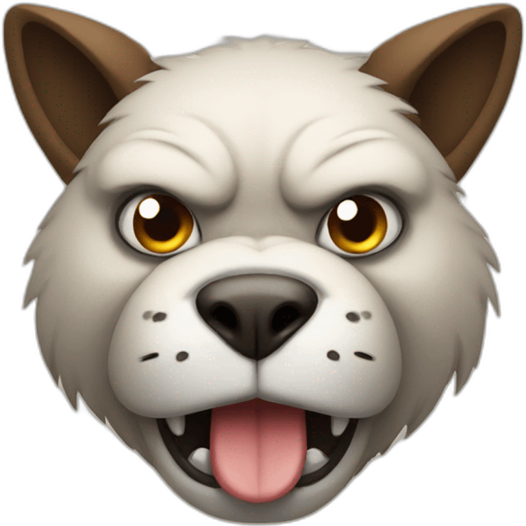 Angry animal emoji