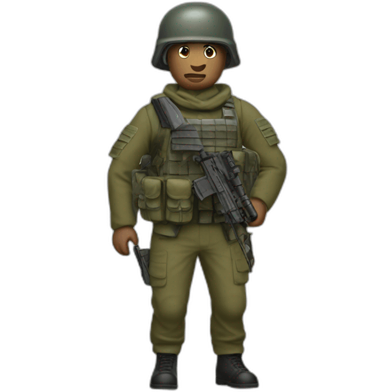 Bundeswehr reconnaissance soldier emoji